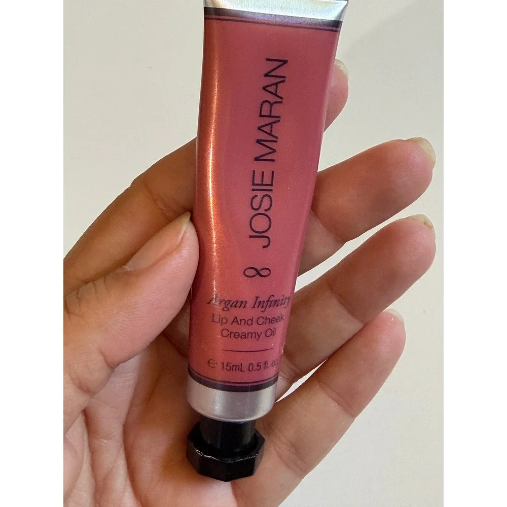 Josie Maran Argan Infinity Lip and Cheek Creamy Oil Forever Rose 15mL 0.5oz